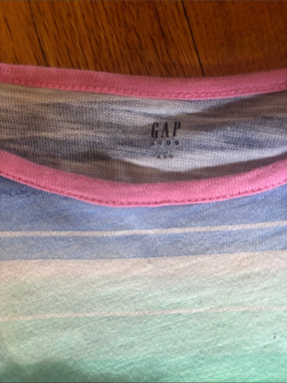 GAP Girls Rainbow Stripe Sleeveless Maxi Dress — Pink, Blue, Yellow, Green